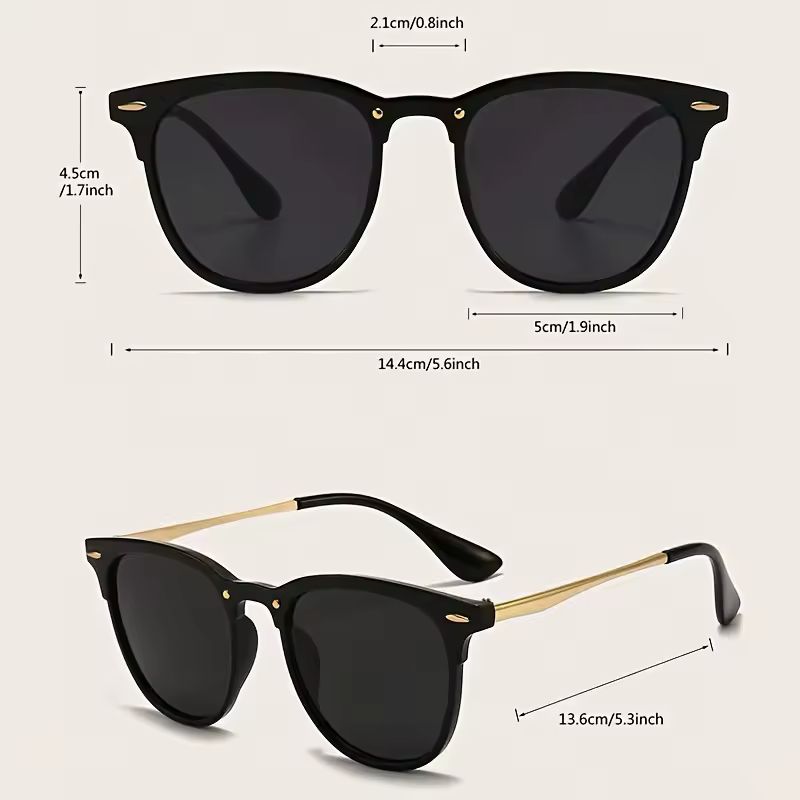 Designer Square Cat-Eye Protective Sunglasses