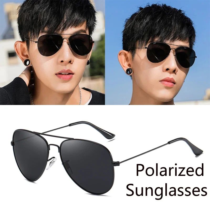 Luxury Polarized Vintage Square Sunglasses